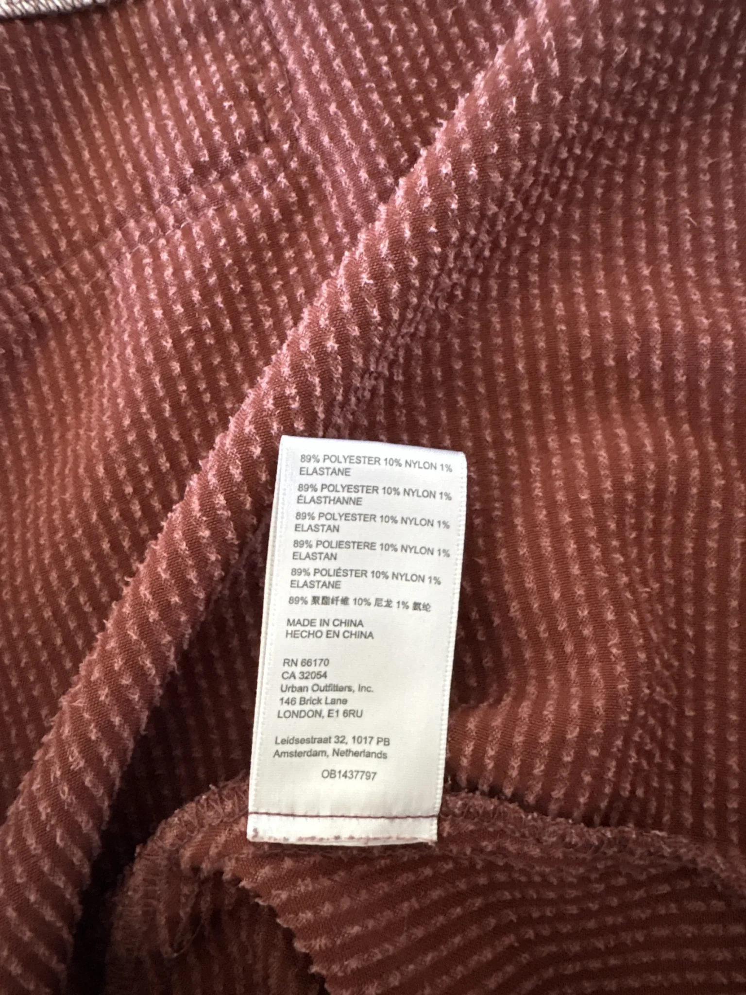 Image for Urban Outfitters corduroy jacket