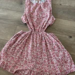 Thumbnail for American Eagle pink floral jumpsuit
