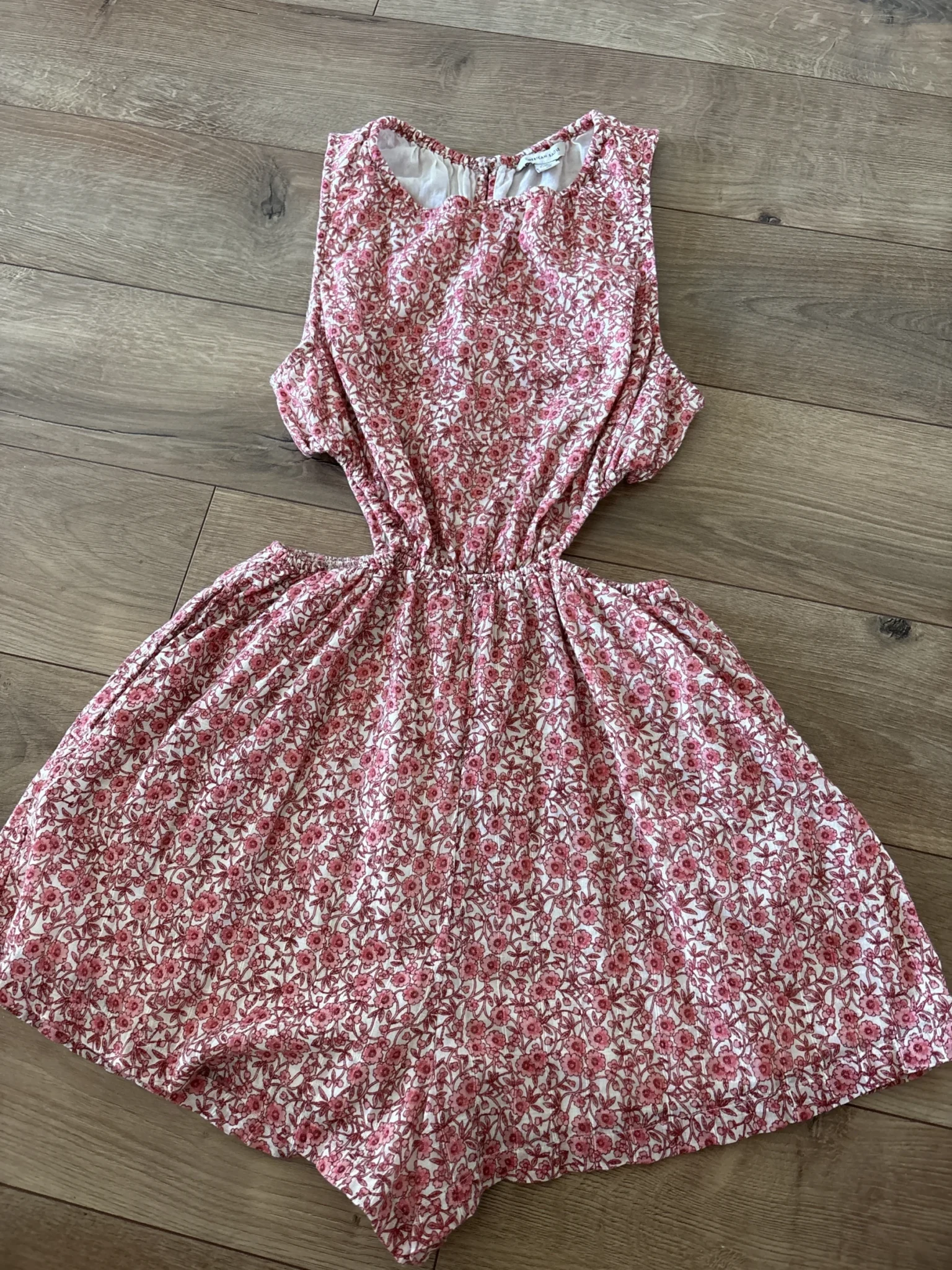 Image for American Eagle pink floral jumpsuit