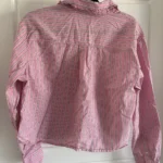 Thumbnail for Old Navy short pink striped blouse