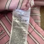 Thumbnail for Old Navy short pink striped blouse