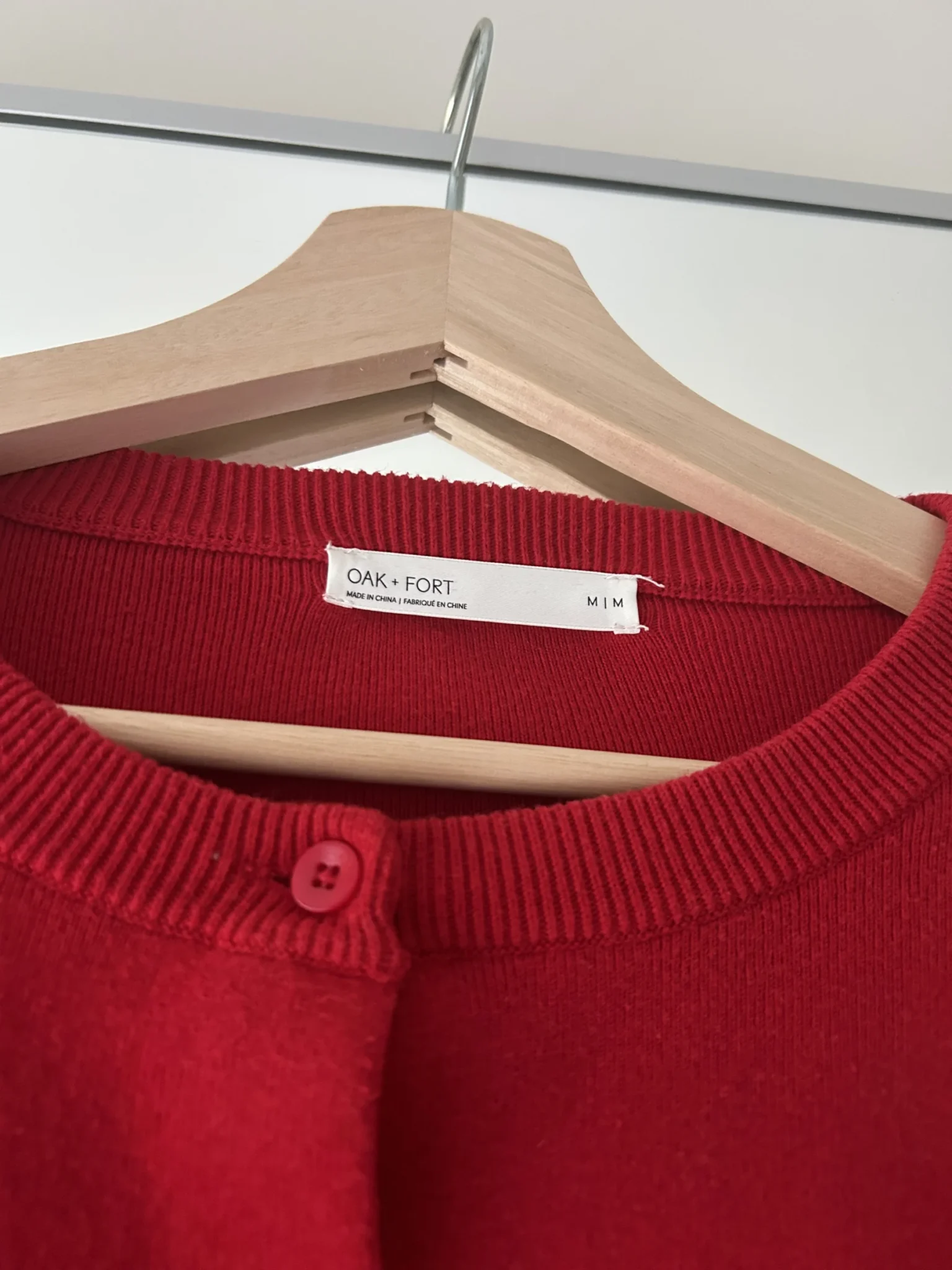 Image for Oak+Fort red cardigan