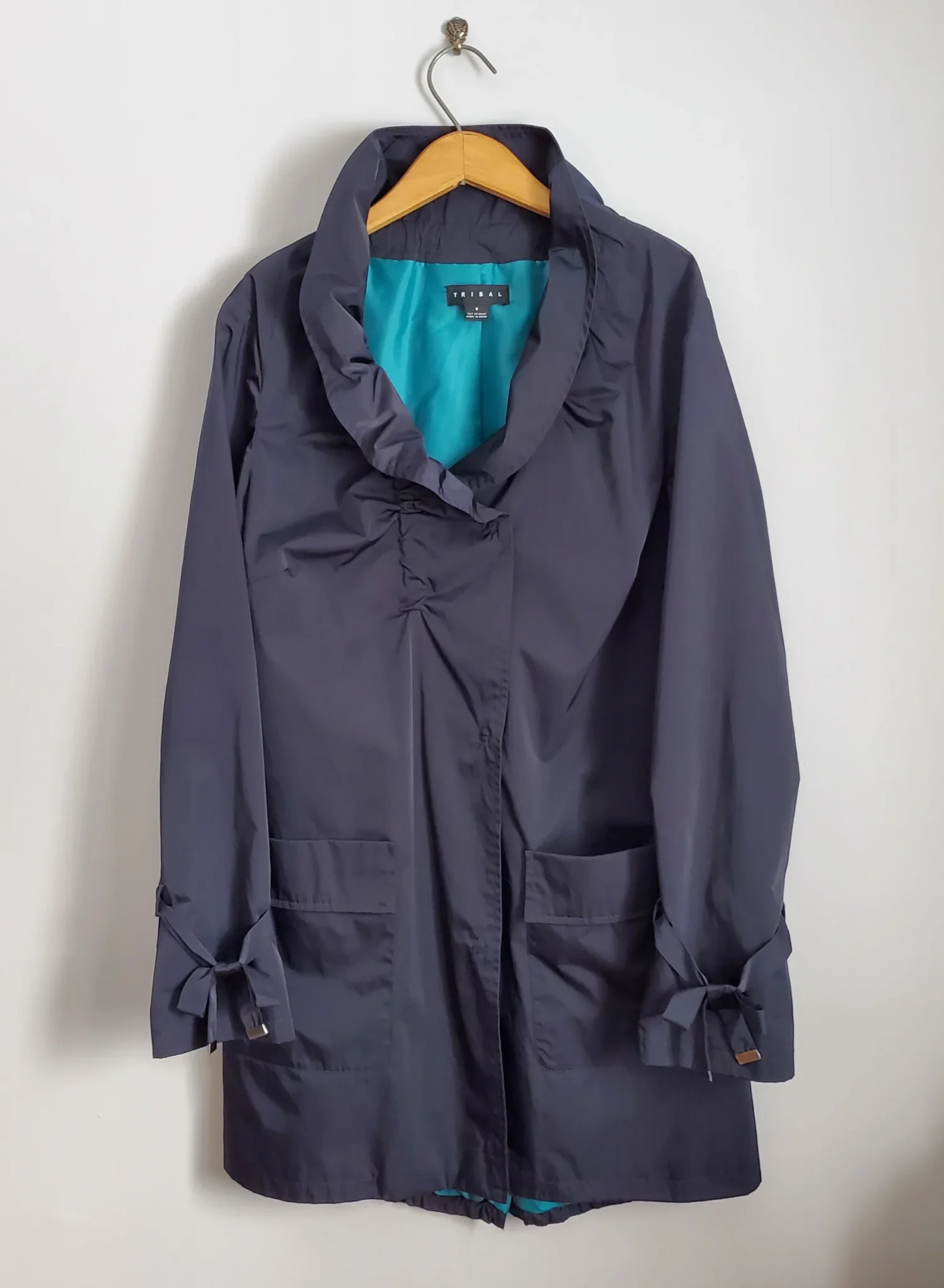 Image for Navy blue raincoat
