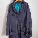 Thumbnail for Navy blue raincoat