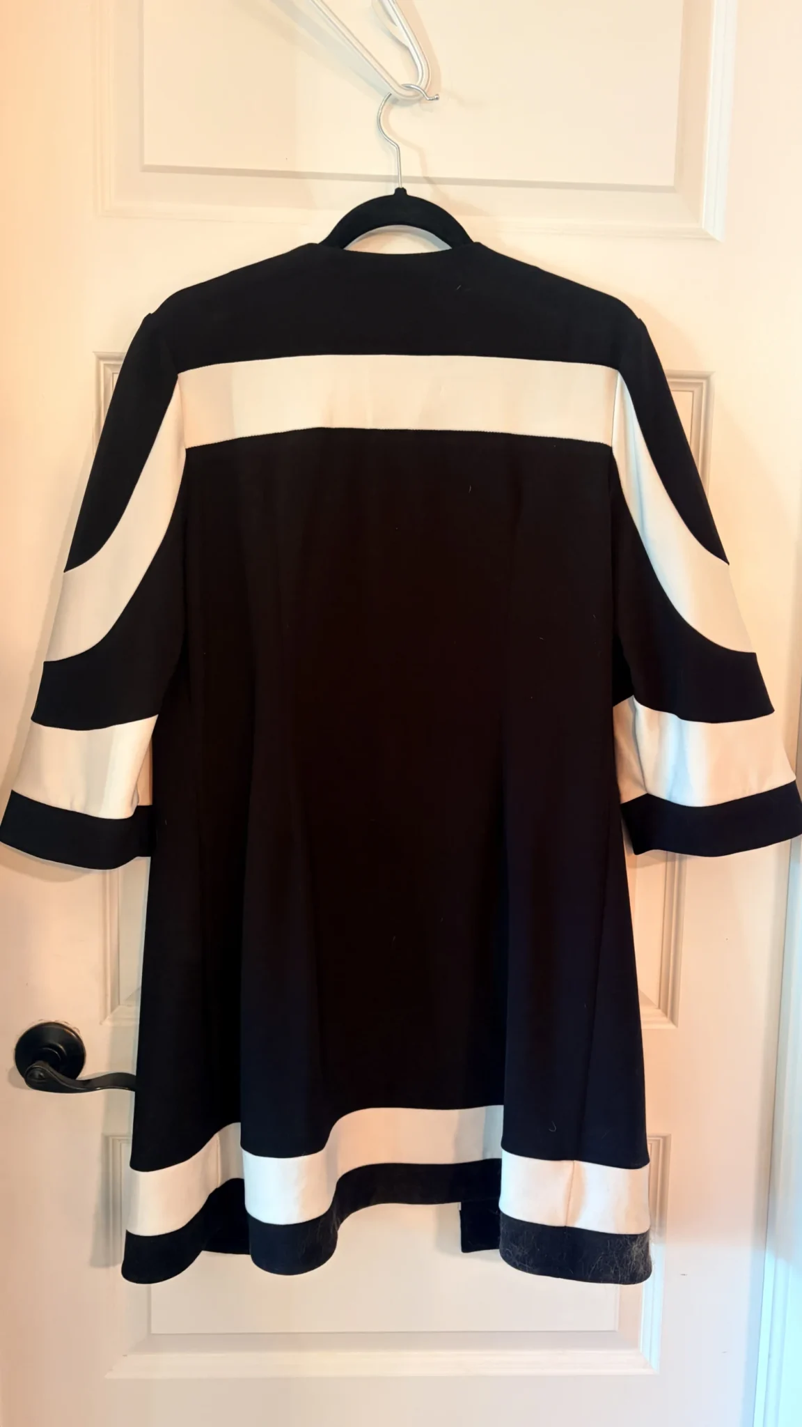 Image for A-line coat with an open front