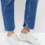 Featured thumbnail for UGG Milo White Leather Sneakers Low Top Women Size 7 Trainers 1019107