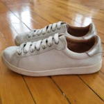 Thumbnail for UGG Milo White Leather Sneakers Low Top Women Size 7 Trainers 1019107