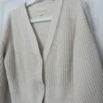 Thumbnail for Womance cream cardigan
