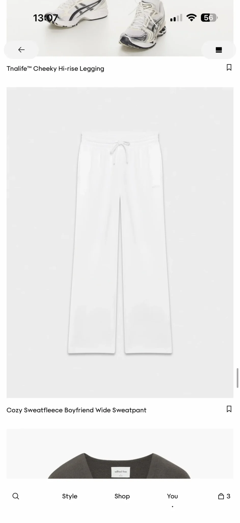 Featured image for Aritzia women’s jogging bottoms, size medium