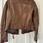 Thumbnail for Danier brown leather jacket