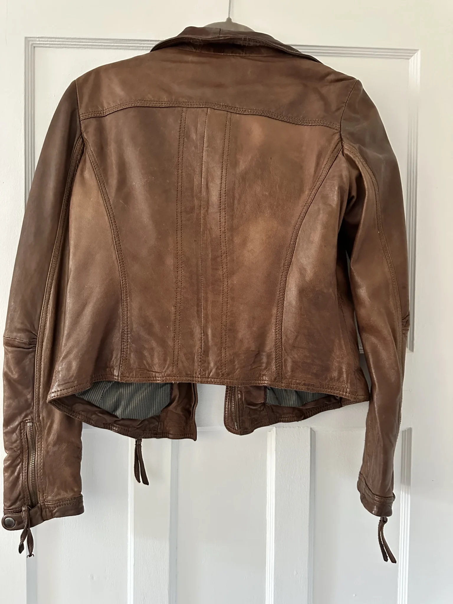 Image for Danier brown leather jacket
