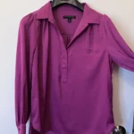 Thumbnail for Long-sleeved crepe blouse
