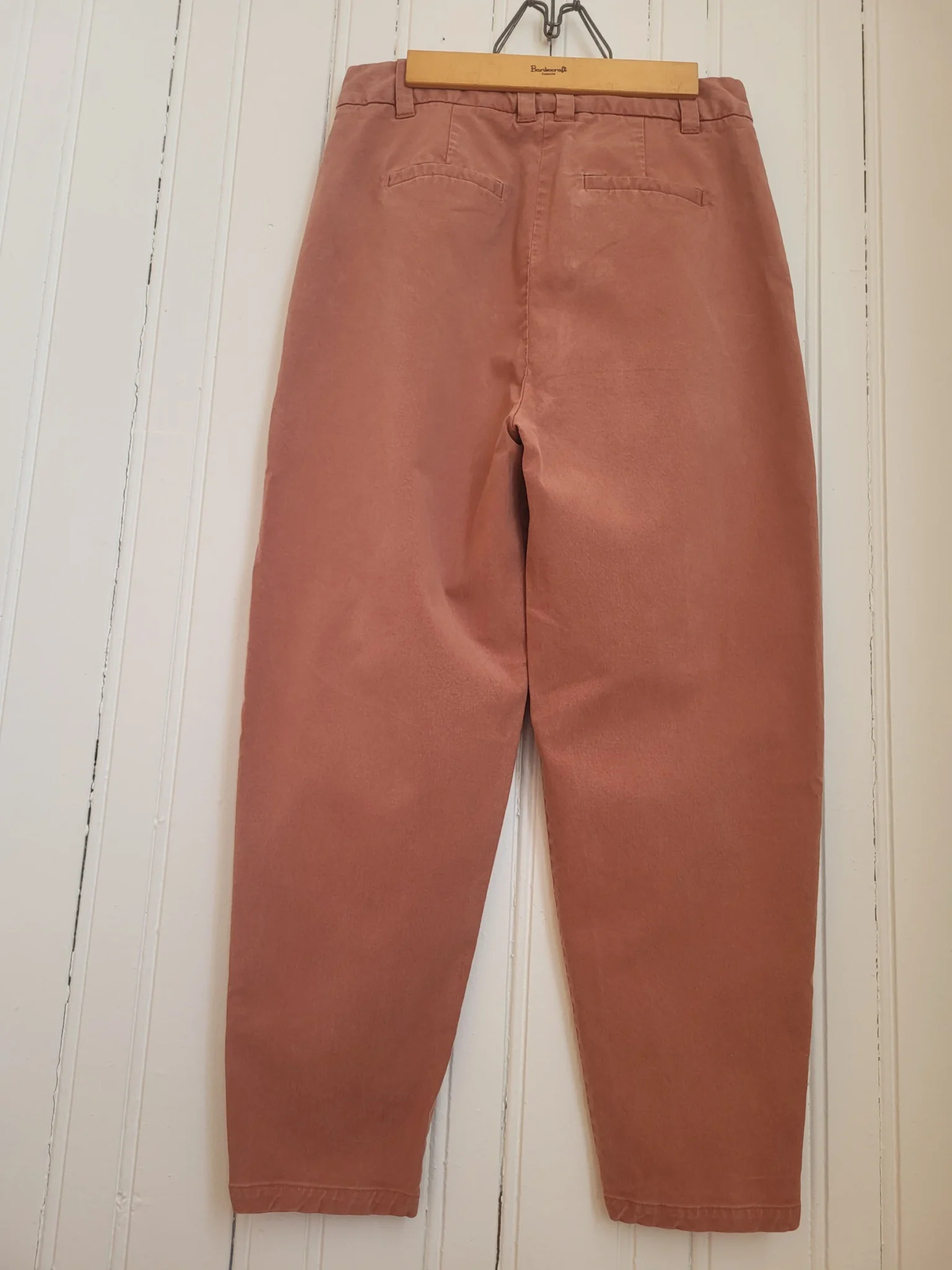 Image for Frank And Oak Amelia Vintage Fit Pants tapered lyocell orange Balloon pants