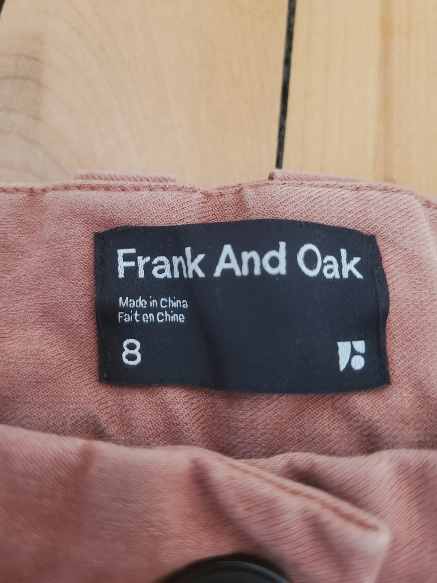 Image for Frank And Oak Amelia Vintage Fit Pants tapered lyocell orange Balloon pants