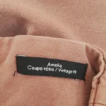 Thumbnail for Frank And Oak Amelia Vintage Fit Pants tapered lyocell orange Balloon pants