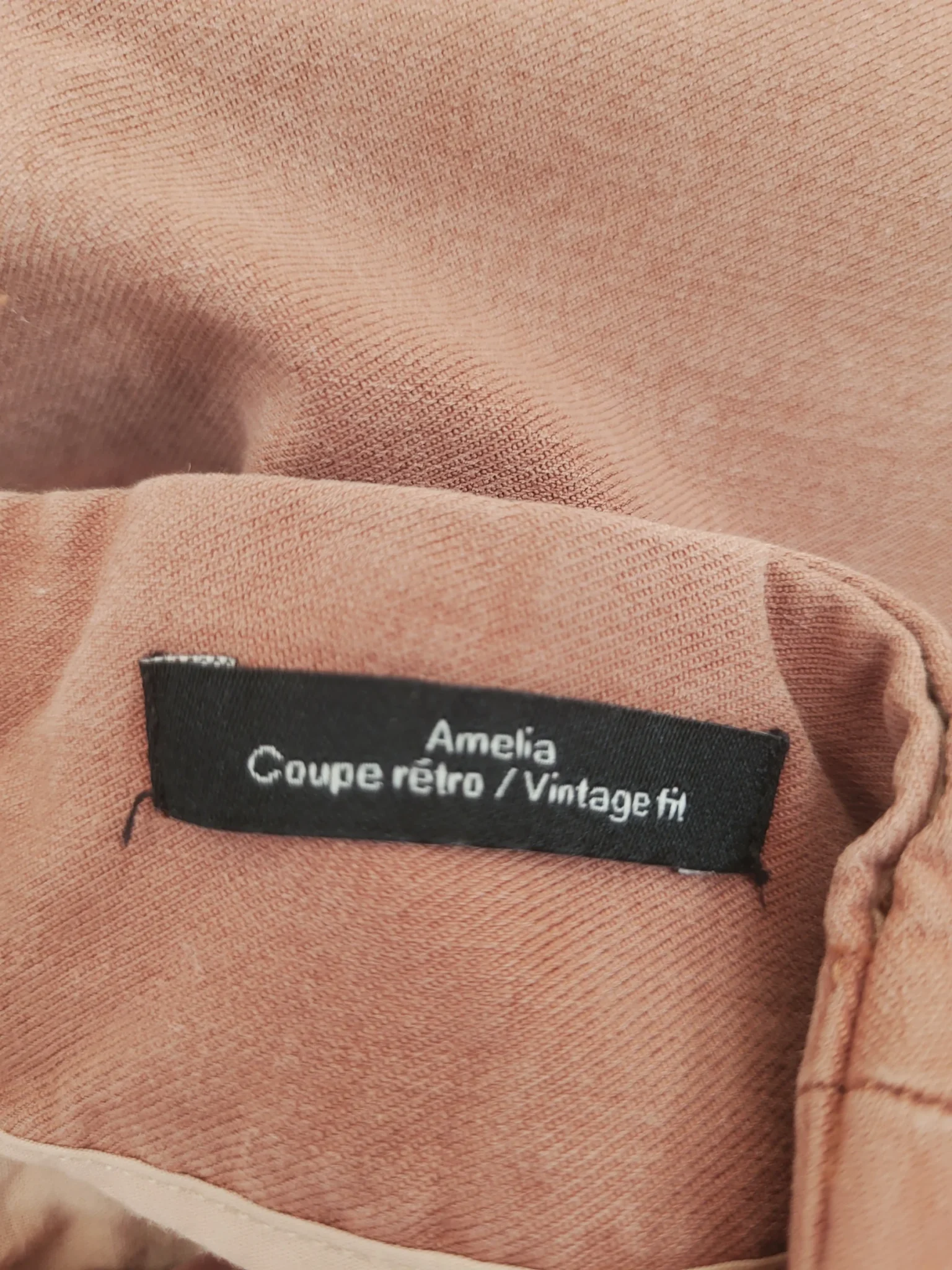 Image for Frank And Oak Amelia Vintage Fit Pants tapered lyocell orange Balloon pants