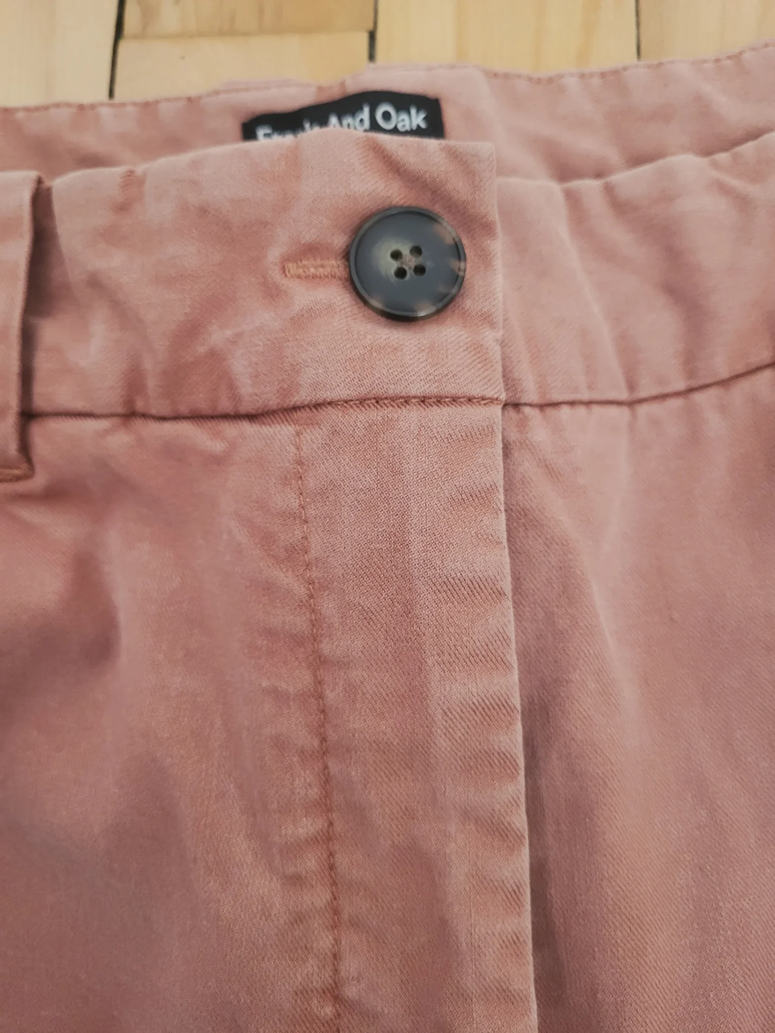 Image for Frank And Oak Amelia Vintage Fit Pants tapered lyocell orange Balloon pants