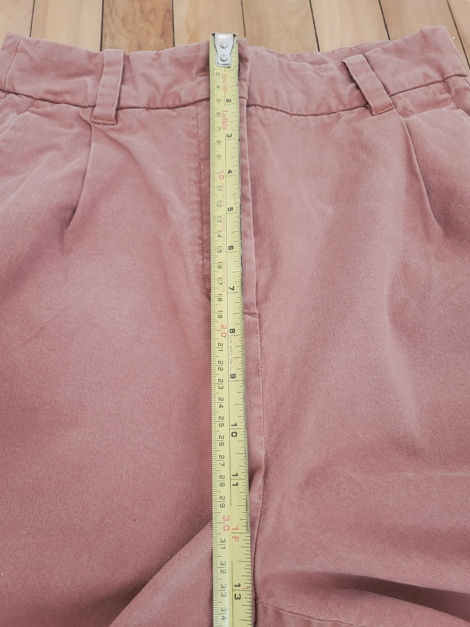 Image for Frank And Oak Amelia Vintage Fit Pants tapered lyocell orange Balloon pants