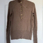 Featured thumbnail for Tory Burch jumper, size XS, brown, wool and cashmere