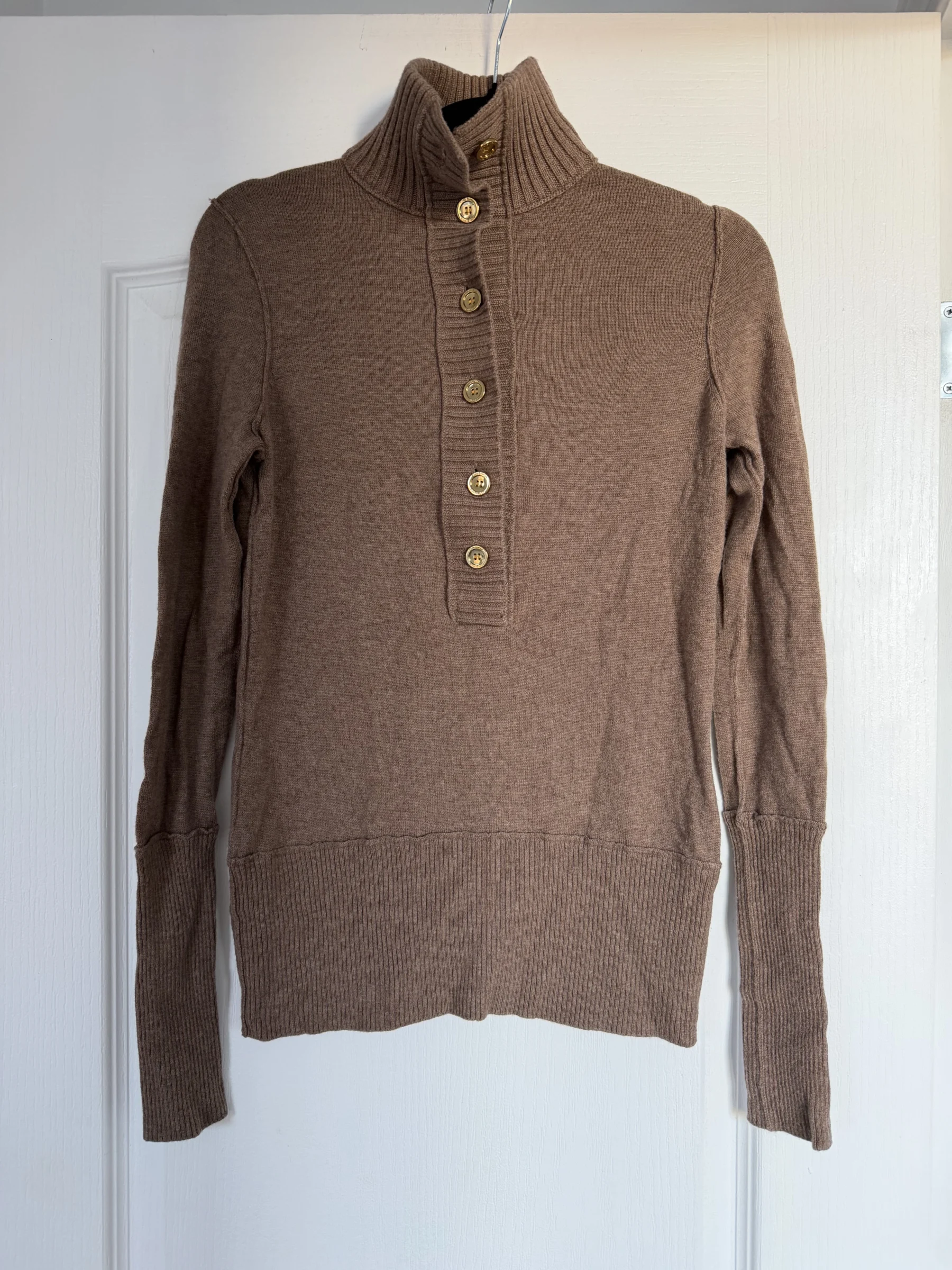 Tory Burch jumper, size XS, brown, wool and cashmere Tory Burch seconde main