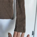 Thumbnail for Tory Burch jumper, size XS, brown, wool and cashmere