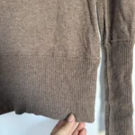 Thumbnail for Tory Burch jumper, size XS, brown, wool and cashmere