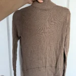 Thumbnail for Tory Burch jumper, size XS, brown, wool and cashmere