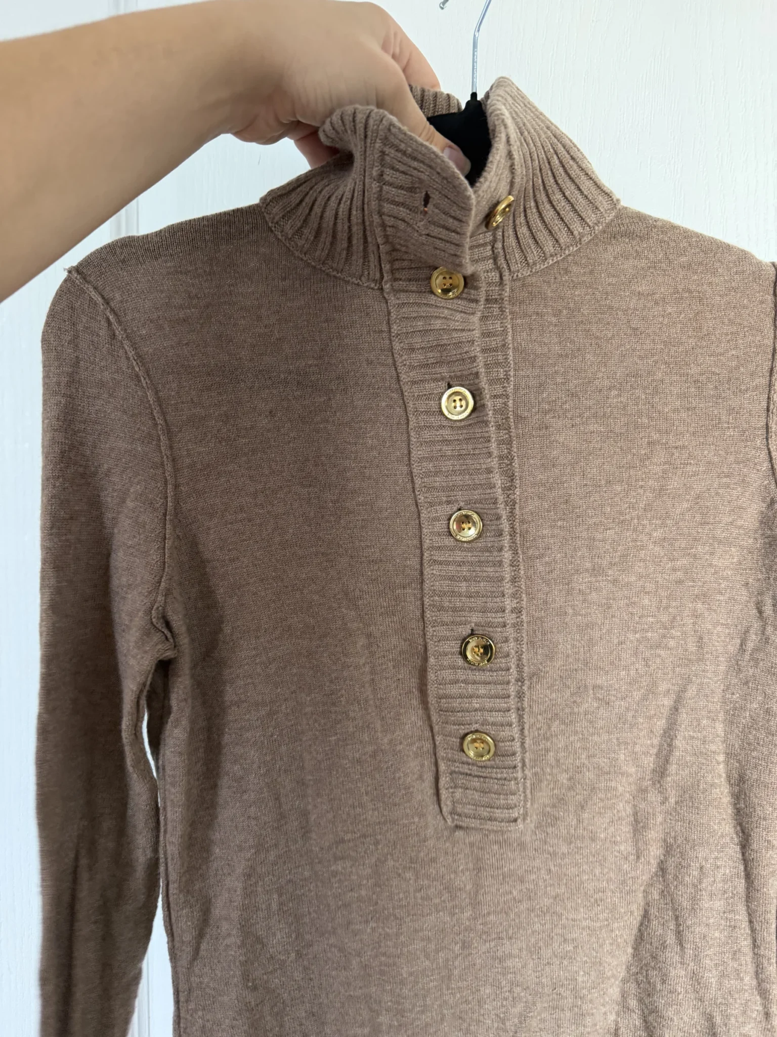 Image for Tory Burch jumper, size XS, brown, wool and cashmere
