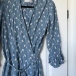 Thumbnail for Faithfull the Brand dress, size L, blue with floral print