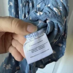 Thumbnail for Faithfull the Brand dress, size L, blue with floral print