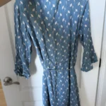 Thumbnail for Faithfull the Brand dress, size L, blue with floral print