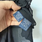 Thumbnail for Ralph Lauren silk and cotton blouse, size 6, black