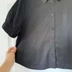 Thumbnail for Black short-sleeved Zara shirt