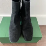 Thumbnail for Black suede ankle boots
