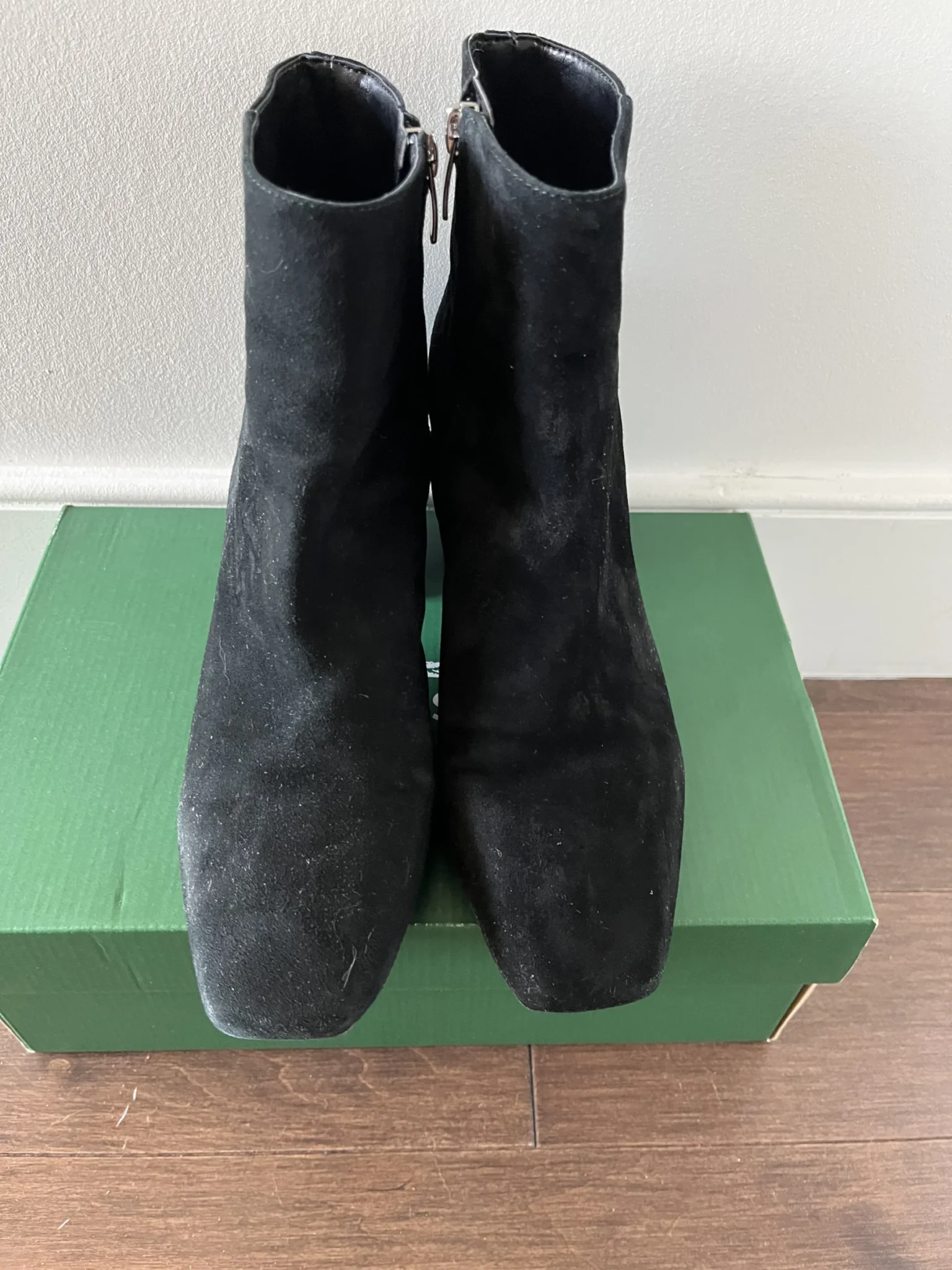 Image for Black suede ankle boots