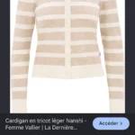 Thumbnail for Vallier lightweight cardigan