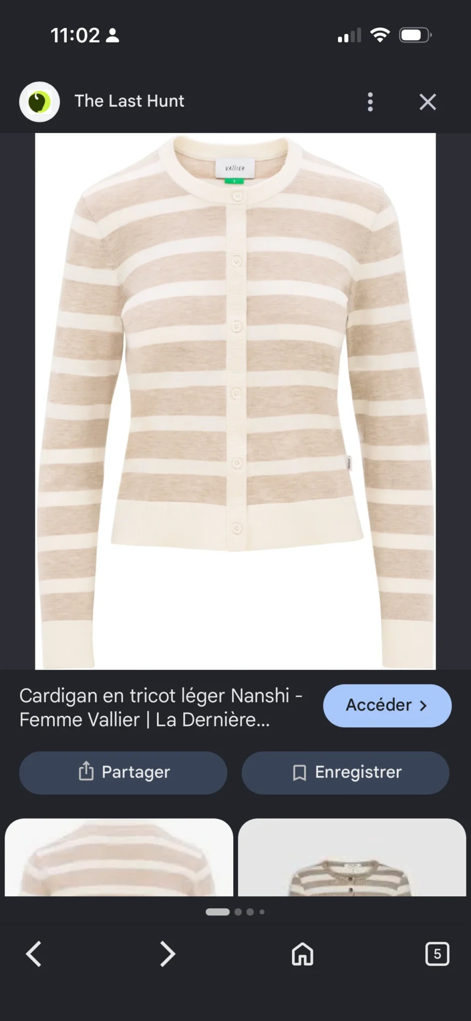 Image for Vallier lightweight cardigan