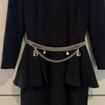 Thumbnail for Vintage peplum dress by Louis Feraud