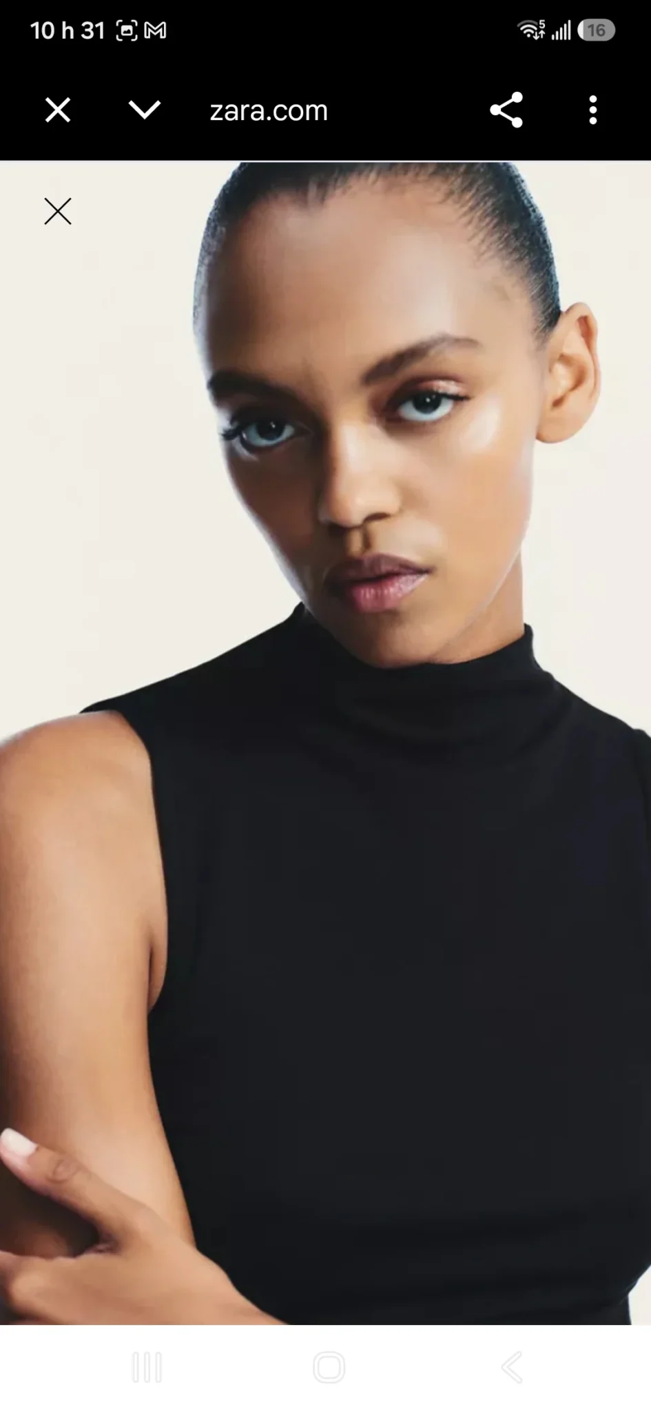 Image for 🌷Top à col cheminée - Zara