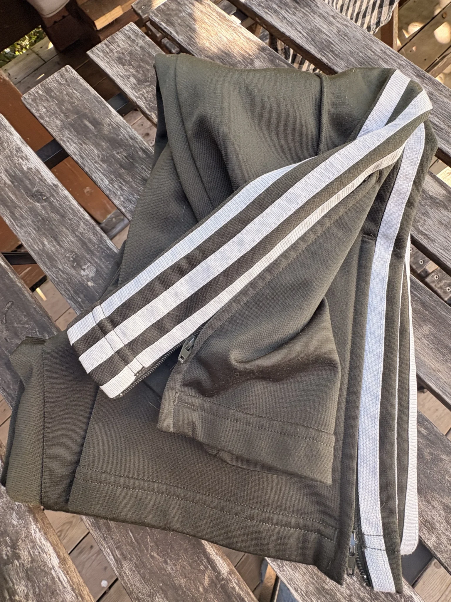 Image for Pantalon Adidas 3 bandes - Vert Kaki