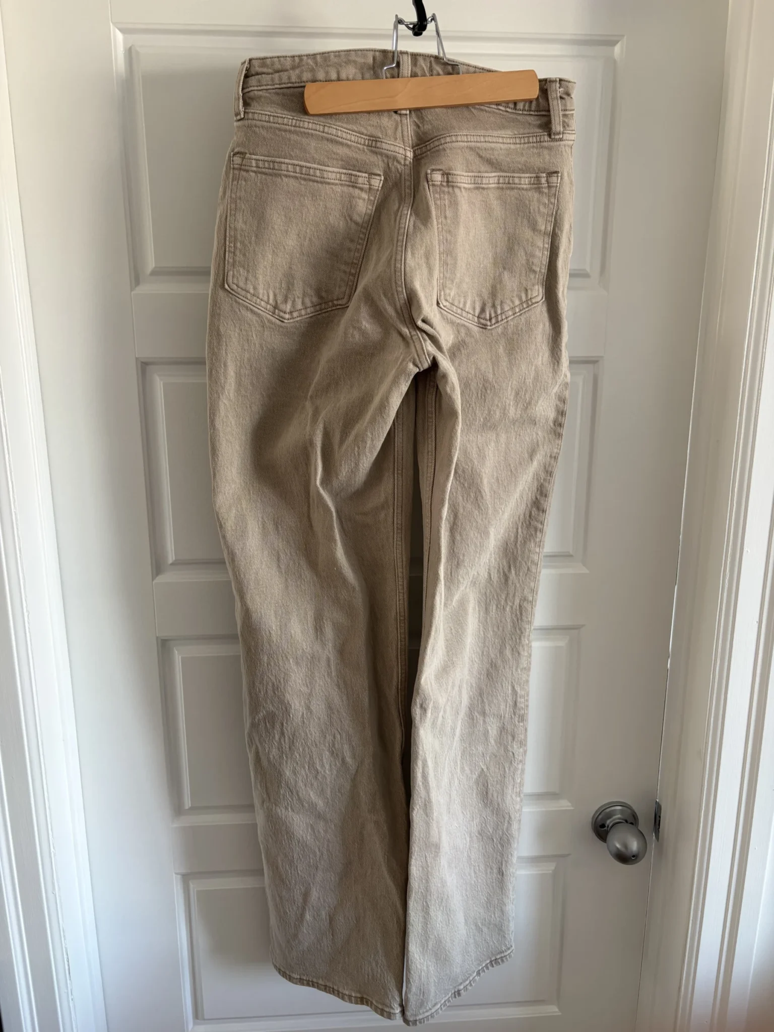 Image for Abercrombie beige high-rise jeans, size 28 XL