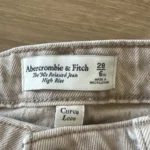 Thumbnail for Abercrombie beige high-rise jeans, size 28 XL