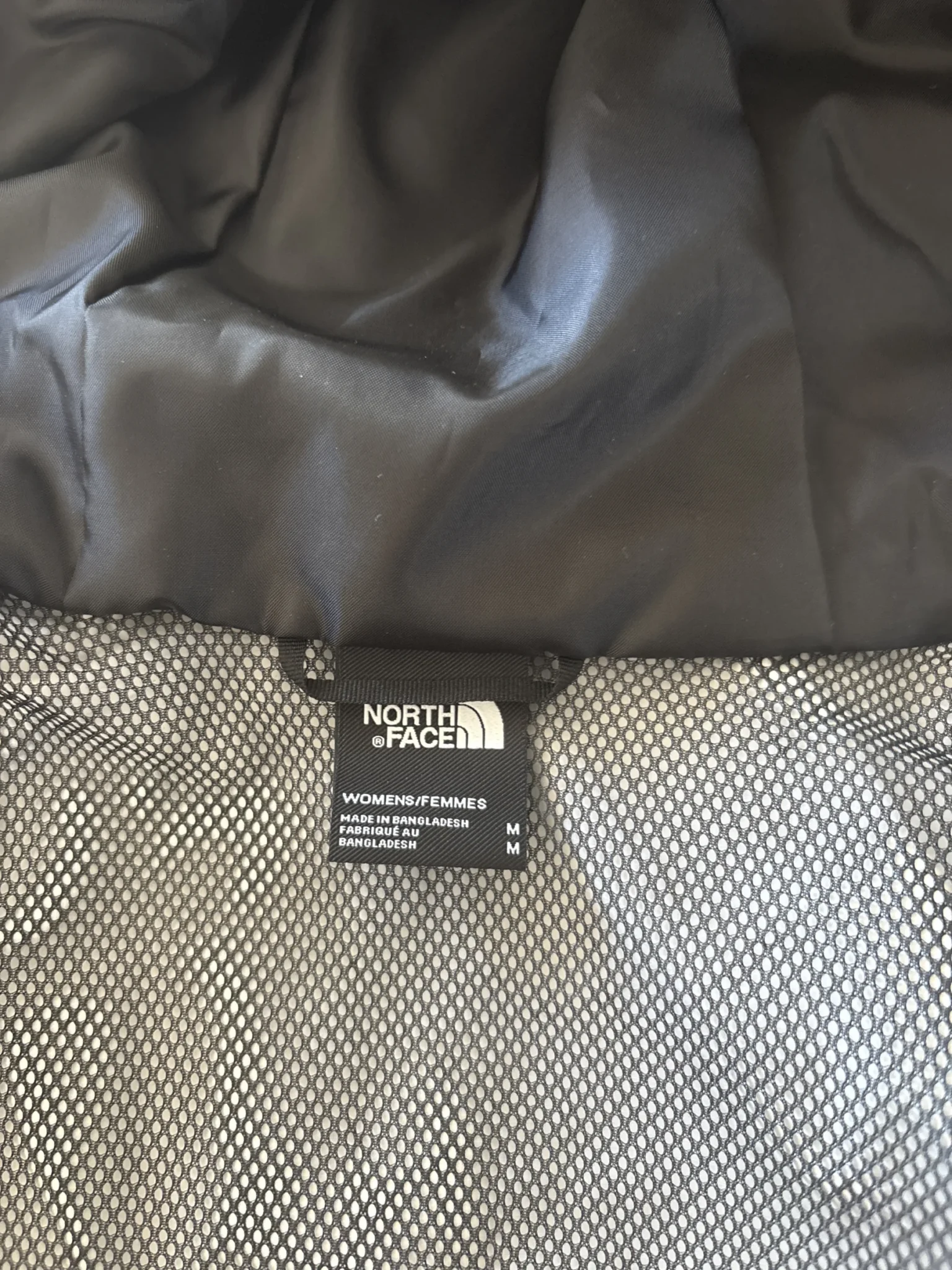 Image for Black North Face waterproof coat
