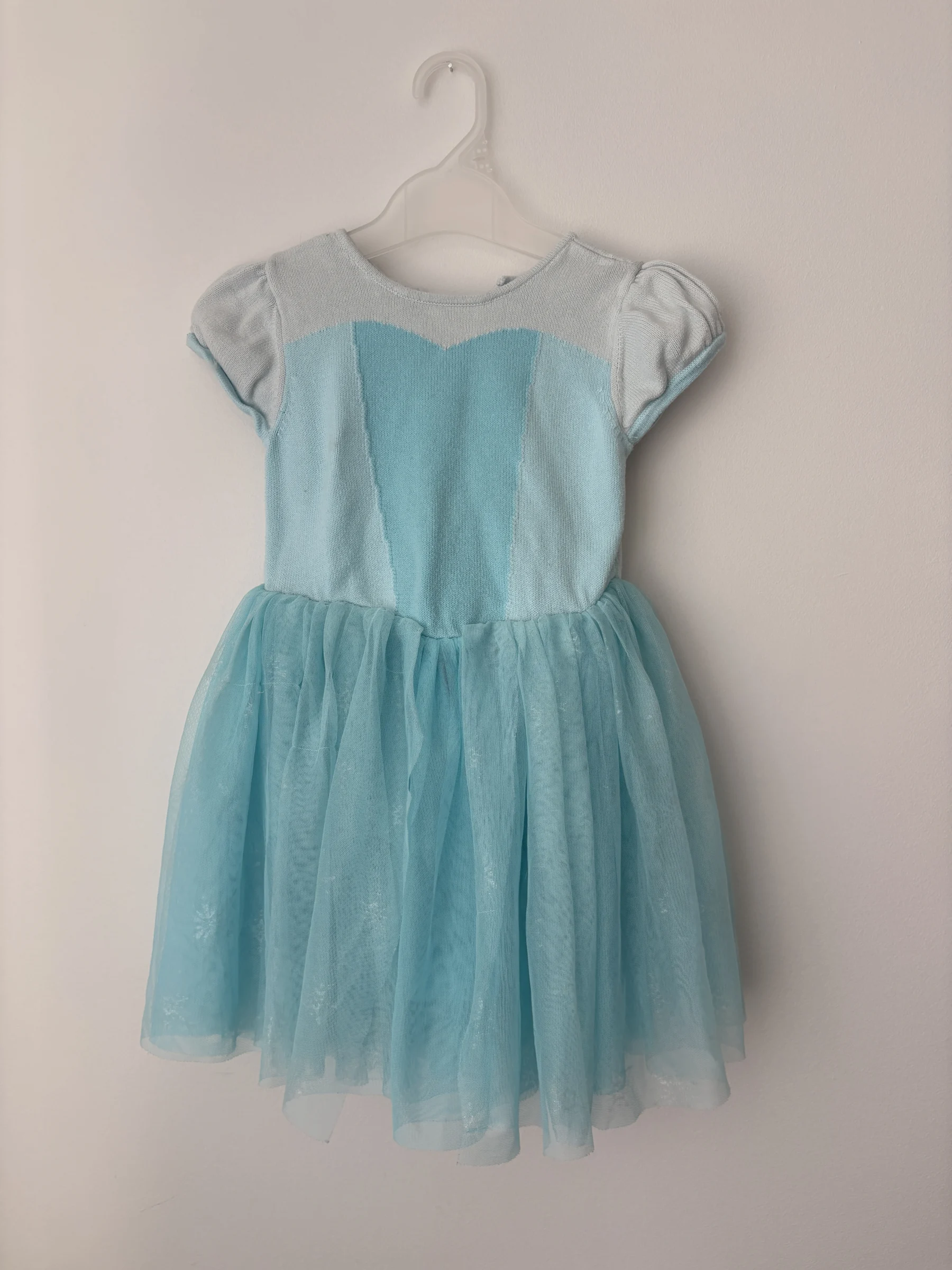 2 Elsa/Frozen-style dresses for 5-year-olds GAP seconde main