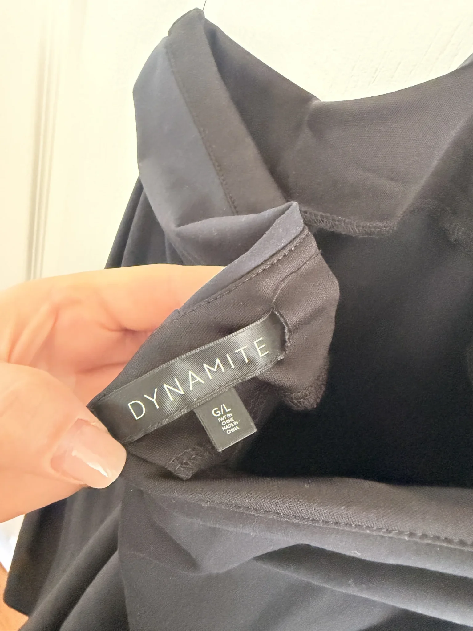 Image for Dynamite black dress