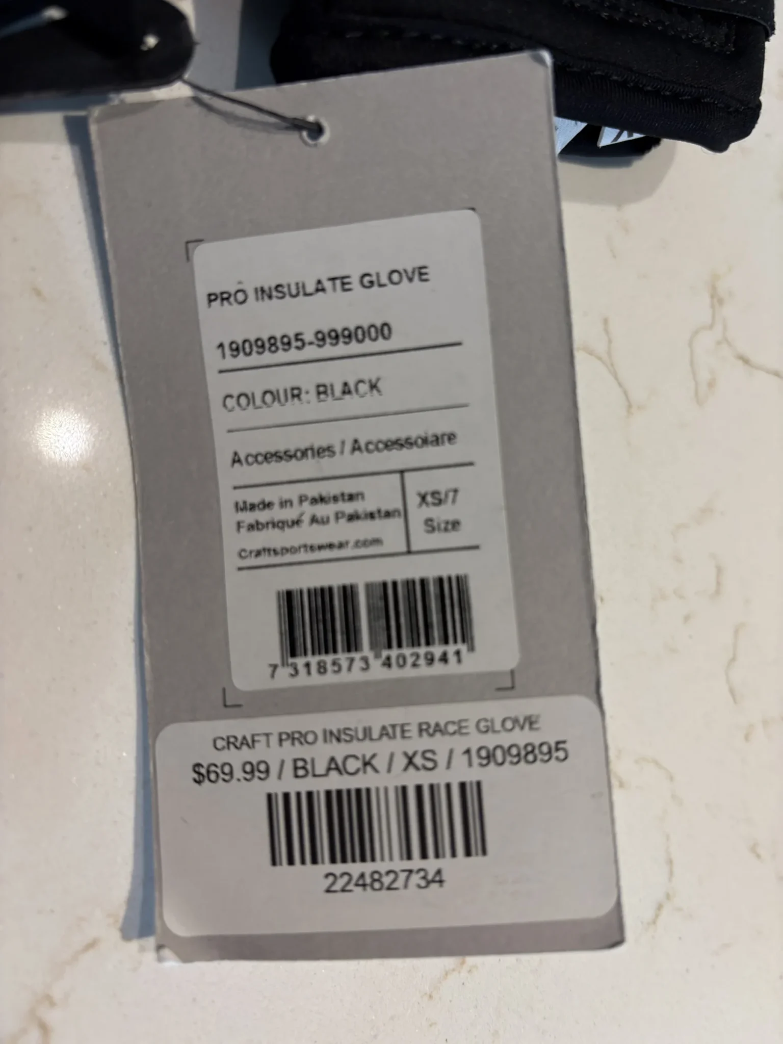 Image for Craft Pro Insulate Race Gloves