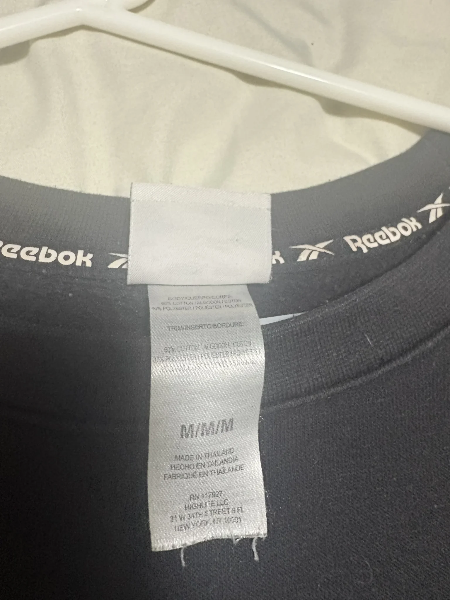 Image for Reebok crew neck