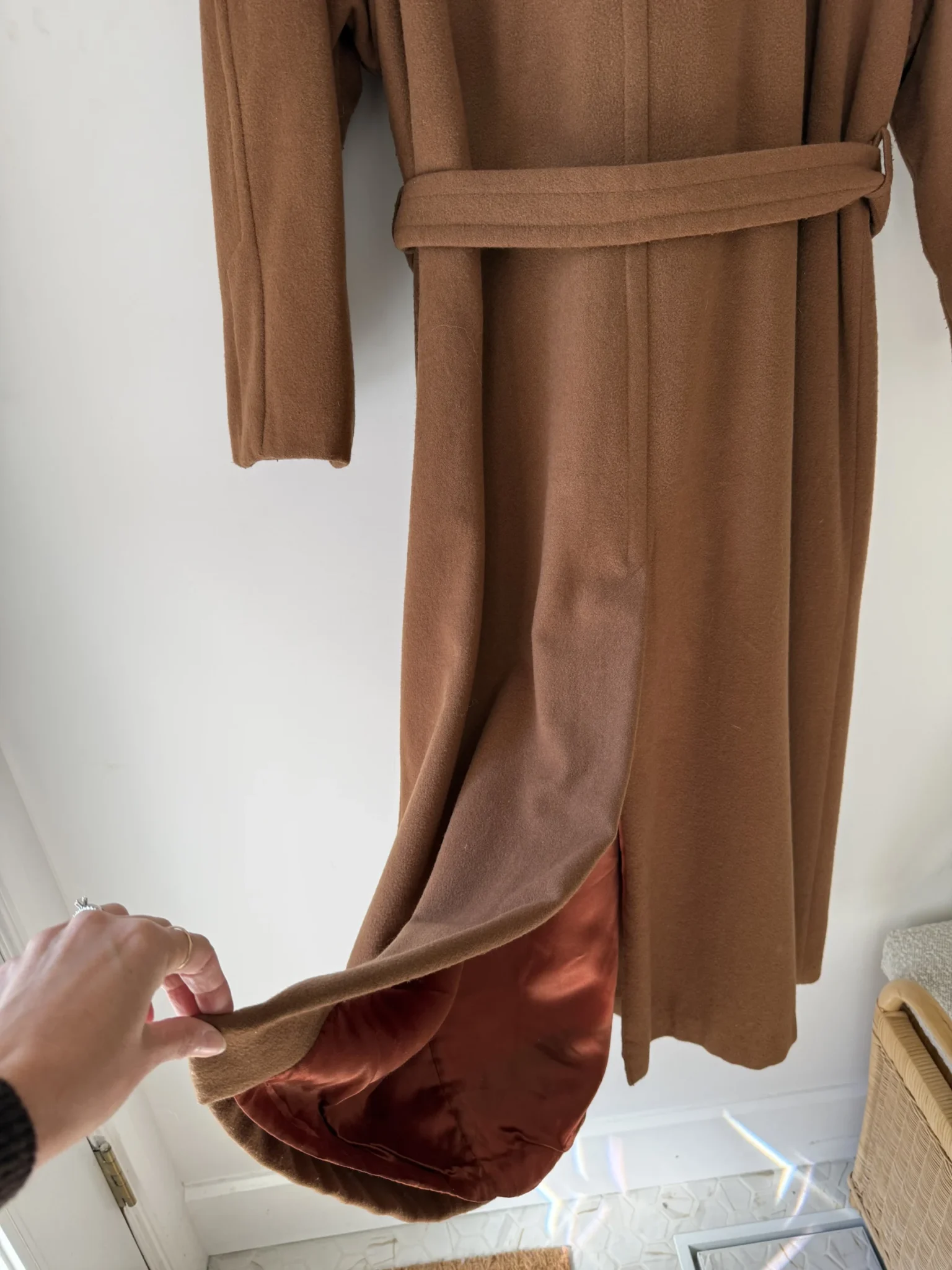 Image for Cashmere and wool coat