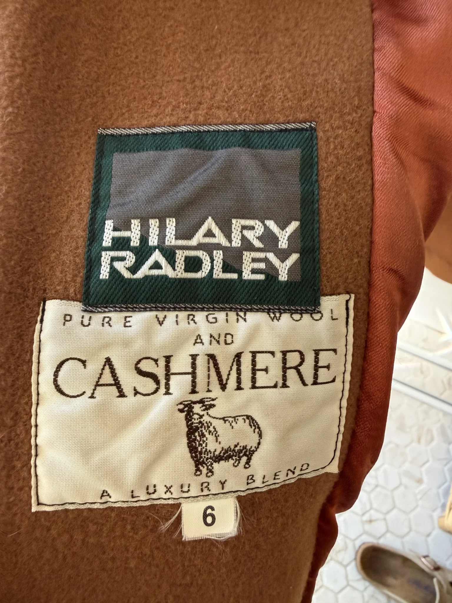 Image for Cashmere and wool coat