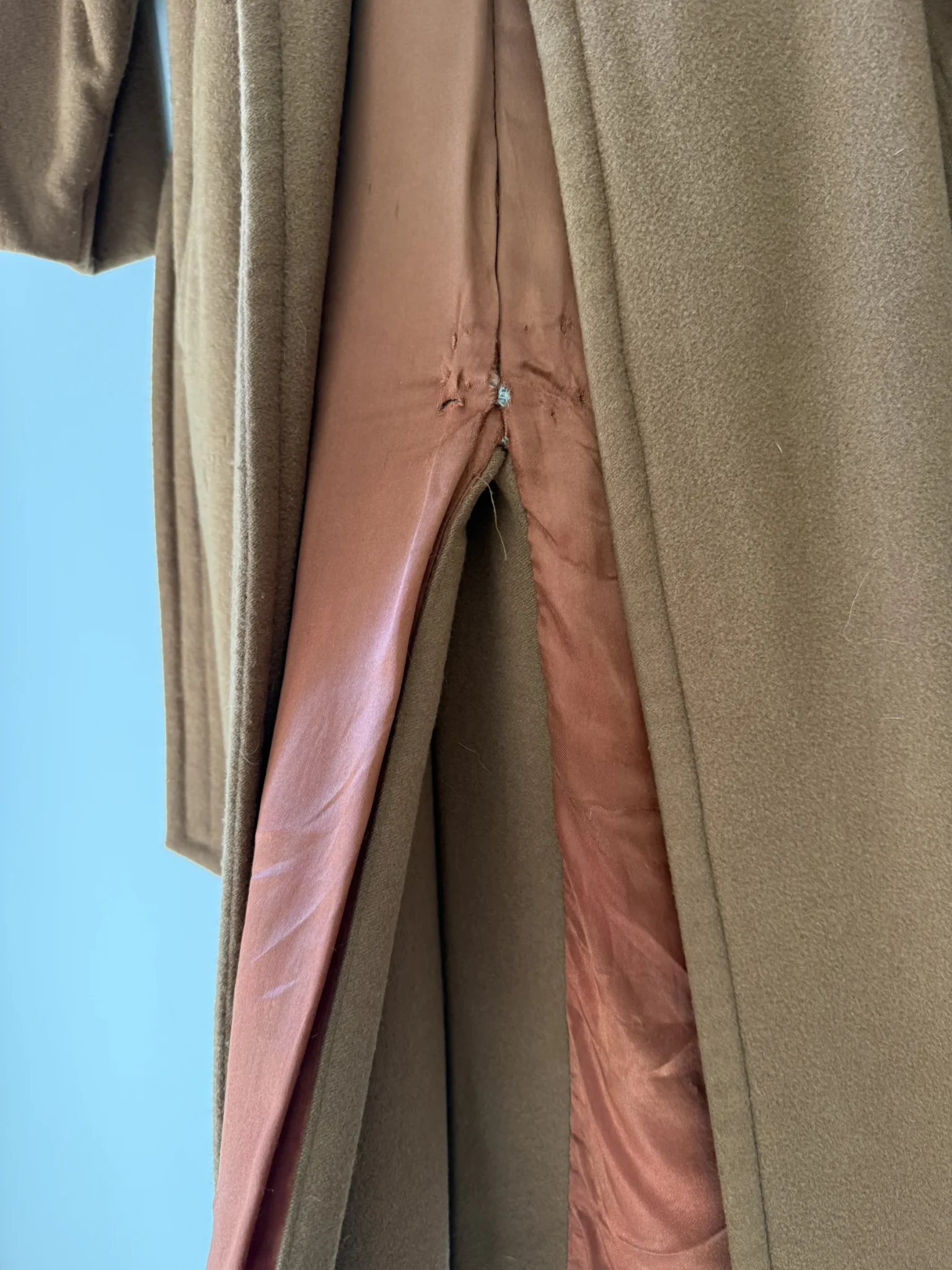 Image for Cashmere and wool coat